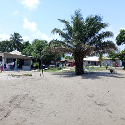 This is a view of Duazon Beach Side village 